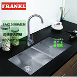 Franke瑞士弗兰卡博纳系列304不锈钢水槽手工双槽BAX120专柜正品
