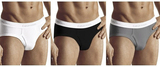 Calvin Klein男士三条装三角纯棉内裤 美国专柜正品代购现货小票