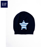 Gap个性条纹星星图案纯棉针织帽 纯棉保暖毛线帽子 婴儿693556