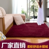 现代简约加厚丝毛地毯客厅卧室茶几床边毯可水洗地垫门垫满铺定制