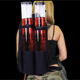 莱珍斯创意可背挂型双头酒炮酒具酒吧工具带杯子袋酒吧饮料啤酒机