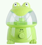 小猪卡通青蛙 正品静音迷你家用加湿器 4L粉猪 超大容量特价包邮
