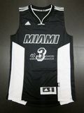 小六 NBA迈阿密热火 韦德 WADE 新版SW主场黑BLACK TIE球衣A45953