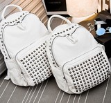 品牌女士背包2015韩版爆款铆钉亲子双肩包旅行背包洗水皮儿童书包