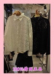 韩国东大门正品代购女装Lavender 女翻领长袖衬衫左/右色均码