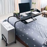 宜家懒人笔记本电脑桌台式家用床上用简易移动升降简约双人书桌子