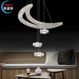 特温特 led水晶餐厅餐吊灯艺术星星吊线创意个性吧台现代美学灯饰