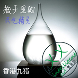 香港九猪天气瓶 创意气象预测仪预报瓶水滴风暴瓶七夕情人节礼物