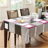 欧式田园PVC塑料防水防油免洗茶几餐桌布长方形正方形圆桌布台布