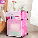 简易塑料组装床头柜简约现代特价宝宝儿童卧室组合衣柜收纳整理箱