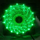 散热电源CPU风扇超静音12厘米带多LED灯全透明超大风电脑机箱主机