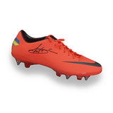 代购 签名足球鞋 橙黄色 德罗巴欧冠决赛专用 体育亲笔收藏
