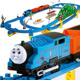 木制托马斯小火车套装轨道儿童玩具汽车拼装2岁E1D