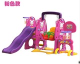 儿童乐园家用小型滑梯秋千组合室内宝宝加厚多功能滑滑梯婴儿玩具