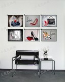 服装鞋包橱窗 时尚工作室杂志社墙画海报壁画挂画贴画