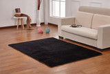 特价黑色丝毛地毯客厅卧室床边地毯铺满可定制绿色粉色灰色白色