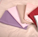 包邮外贸尾单100%埃及棉80支贡缎纯色床单 可定做（多色可选）