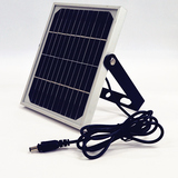 太阳能充电板led太阳能6-10*1w充电投光灯配件太阳能电池板dc插头