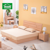 宜家板式床1.5米1.8米双人床气动床储物床收纳高箱床卧室家具定制