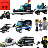 启蒙正版授权安全益智儿童星钻积木玩具拼装警察早教系列孩子礼物