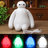 LED创意个性大白小夜灯USB充电节能卧室床头婴儿喂奶灯USB台灯