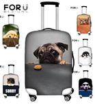 宠物狗萌宠弹力箱套拉杆箱旅行旅游登机托运拖拉行李箱保护罩子