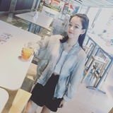 2016年夏防晒衣女外套学生韩国棒球服超薄款透气短款纯色百搭长袖