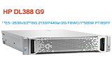 HP/惠普 DL388 G9机架式服务器E5-2630 32G Gen9服务器
