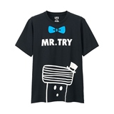 男装 (UT) Mr.Men Little Miss印花T恤 167817 优衣库UNIQLO