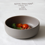外贸陶瓷餐具英国ROYAL DOULTON哑光釉出口汤碗菜碗面碗原单陶瓷