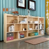 特价包邮实木书柜书架松木质自由组合书橱儿童储物柜置物架可定制