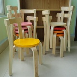 幼儿园桌椅批发出口实木儿童靠背椅子宝宝吃饭学习餐桌椅小小凳子