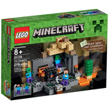 正版乐高LEGO我的世界拼装积木玩具 21119 Minecraft 创世神 地牢