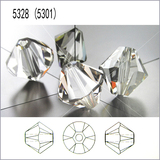 正品奥地利水晶元素散珠 型号：菱形中孔珠5328(5301)- 3mm