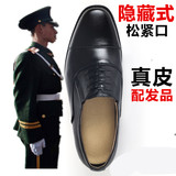 正品配发07A/07B制式校尉常服三接头士官军皮鞋商务正装尖头男鞋