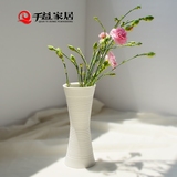 花瓶 陶瓷 摆件 客厅 插花 欧式简约白色干花鲜花水培小清新玫瑰