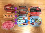 现货日本Disney迪斯尼 儿童便当盒 保鲜盒 水果盒 无毒无害