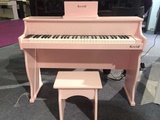 白粉色钢琴kD-610凯丽德61键重锤智能数码立式全新专业黑