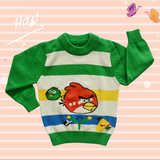 2015新款愤怒的小鸟儿童羊绒衫男童宝宝毛衣纯手工编织婴儿羊绒衫
