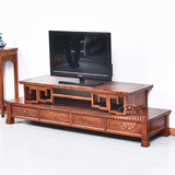 中式全实木落地电视柜 简约定制小户型中式客厅 卧室液晶电视机柜