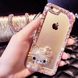 新款iPhone6/5S/4S/4金属镶钻石边框土豪金手机壳苹果水钻保护潮
