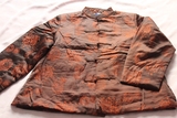 老旧棉袄收藏七八十年代道具对襟提花缎子棉袄MA783全新
