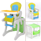出口德国宝宝安全餐椅多功能婴儿吃饭座椅两用儿童餐桌椅环保塑料