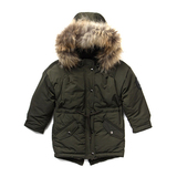 2015冬季新款韩国高端品牌原单男童加绒加厚连帽棉衣外套