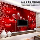 3D大型壁画喜庆红色婚庆婚房客厅沙发卧室电视背景墙无颖整张壁纸