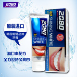 韩国原装正品进口爱敬2080 3D专业牙齿美白牙膏去烟渍垢清新口气