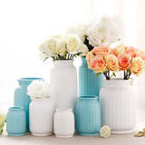 复古花器欧式流水陶瓷花瓶客厅卧室餐厅桌面摆件家居软装饰品