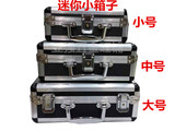 黑色铝合金箱子工具箱手提箱复古箱仪器设备展示功能箱定做