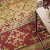 印度进口Kilim民族异域波米风混搭复古几何北欧现代地毯地垫挂毯