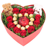 玫瑰礼盒生日鲜花巧克力速递全国同城北京合肥成都南京杭州送花